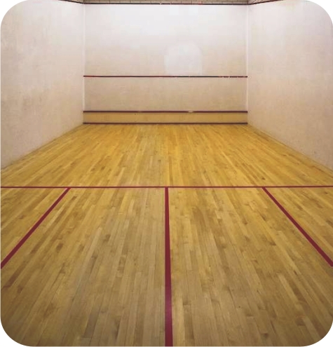 Two Squash Courts of International Standard